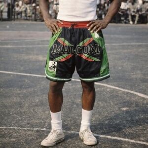 Malcolm X Basketball‎ Shorts Size Large New